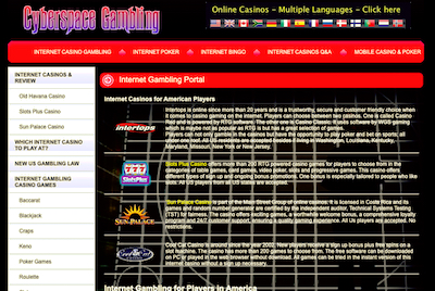 Cyberspace Gambling