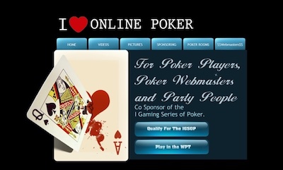 I love online poker