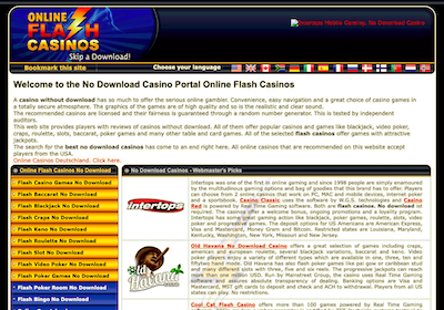 Online Flash Casinos
